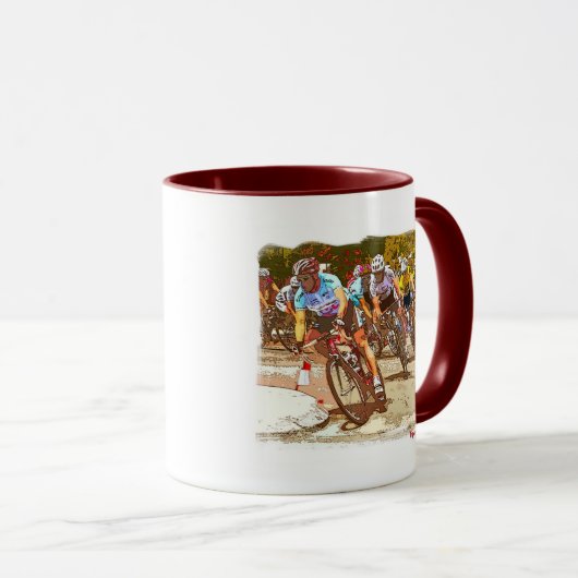 tour de frankrijk mok (Voorkant rechts)