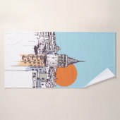 Tour de Galata et quartier de Galata à Beyoglu Ist (Serviette de bain)