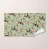 tour de l' eiffel de paris à fleurs roses de print (Serviette à main)