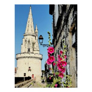 Tour de La Lanterne, La Rochelle, Frankrijk Perfect Poster