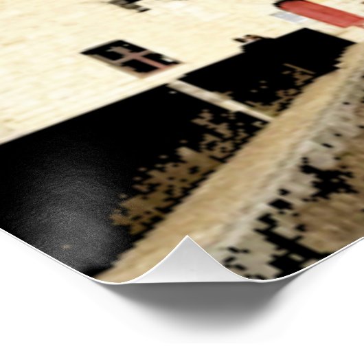 Tour de La Lanterne, La Rochelle, Frankrijk Perfect Poster (Hoek)