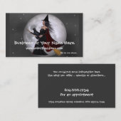 Tour de nuit : : Sorcière et ses cartes de visite (Devant / Derrière)