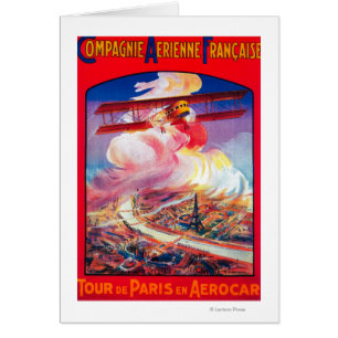 Tour de Paris, France en Aerocar PosterEurope