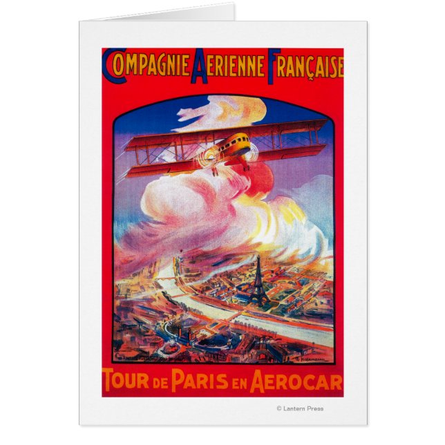 Tour de Paris, France en Aerocar PosterEurope (Devant)
