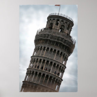 Tour de Pise Italie Poster de voyage