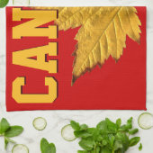 Tour de souvenir du Canada Varsity Torchon de thé  (Plié)