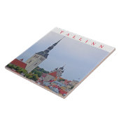 Tour de Tallinn et vue cathédrale carreaux en céra (Côté)