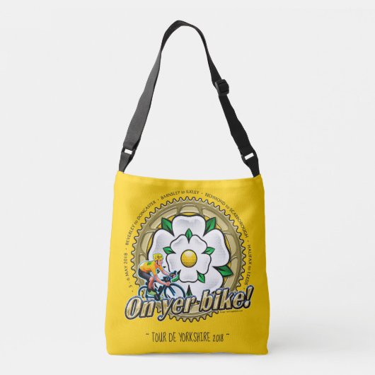 "Tour de Yorkshire" 2018 On yer Bike, tas design (Achterkant)