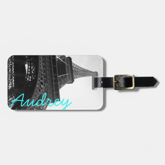 Tour d'Eiffel Bagagelabel (Voorkant horizontaal)