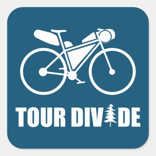 Tour Di Vierkante Sticker (Voorkant)