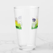 Tour Divide Profil d'élévation Pint Verre (Droite)