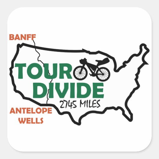 Tour Divide Sticker (Voorkant)
