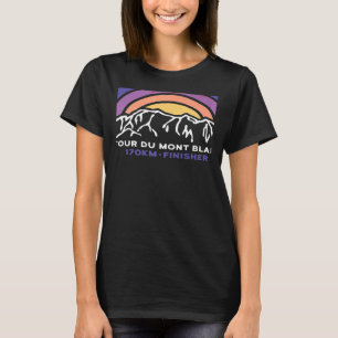 Tour du Mont Blanc Chamonix Frankrijk Italië Zwits T-shirt