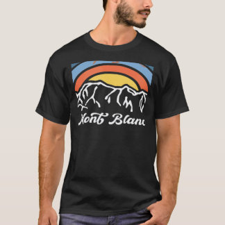 Tour du Mont Blanc Chamonix Frankrijk Italië Zwits T-shirt