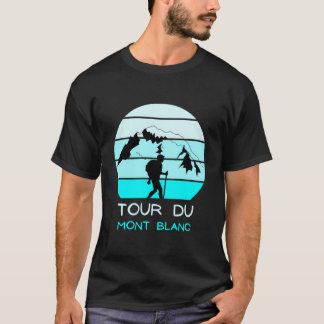 Tour du Mont Blanc Europa Lange afstand Wandeltoch T-shirt