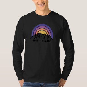 Tour Du Mont Blanc France Chamonix Hiking Trekking T-shirt