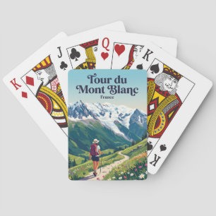 Tour du Mont Blanc Frankrijk Pokerkaarten