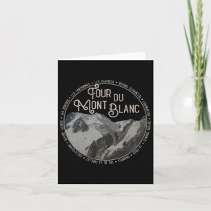 Tour du Mont Blanc Gear European Hiking Trail Souv Kaart