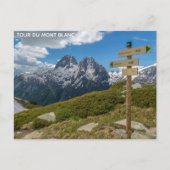 Tour Du Mont Blanc Mountain-reisfoto Briefkaart (Voorkant)