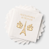 Tour Eiffel #1 Coeurs Prénom de famille ou couple (Insitu (empilé))