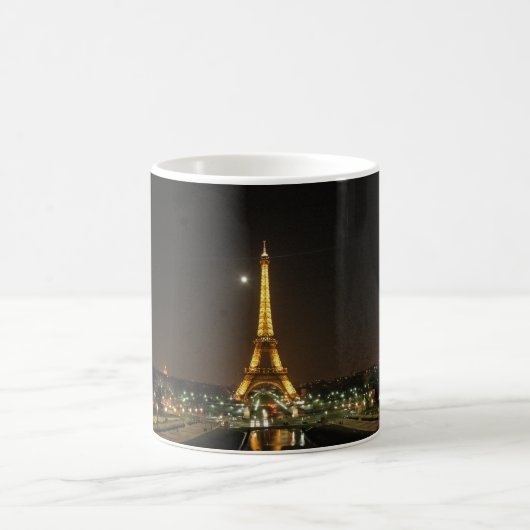 Tour Eiffel à la tasse de nuit (Centre)