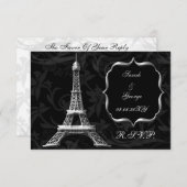 tour Eiffel argent rsvp standard 3,5 x 5 (Devant / Derrière)