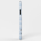 Tour Eiffel bleu Coque-Mate coque iphone (Dos/Droite)