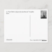 Tour Eiffel Briefkaart (Achterkant)