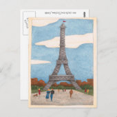 Tour Eiffel - Carte postale (Devant / Derrière)