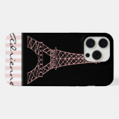 Tour Eiffel Chic Paris Rose (Verso Horizontal)