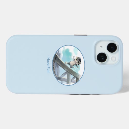 Tour Eiffel Coque dur - Amusants (Select Model) (Verso (horizontal))