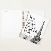 Tour Eiffel de Paris Affirmation Motivation Art Mu (Devant avec enveloppe)