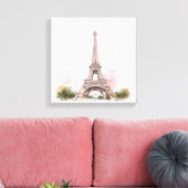 Tour Eiffel de Paris sur toile (Insitu(Salon))