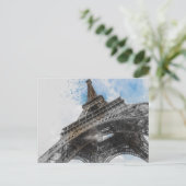 Tour Eiffel Élégante Carte Postale de Paris – Fran (Debout devant)