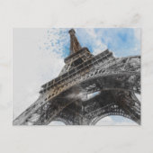 Tour Eiffel élégante Paris Carte postale – Françai (Devant)