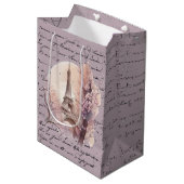 Tour Eiffel en Sac Cadeau Printemps (Devant Angle)