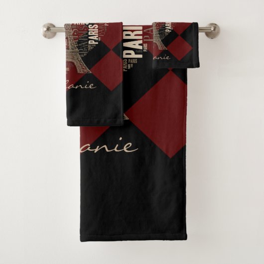 Tour Eiffel et inscriptions Paris au coeur (En situation)