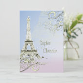 Tour Eiffel + invitations aux mariages (Debout devant)