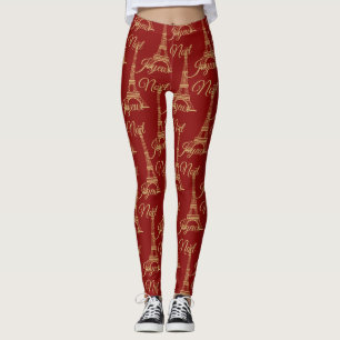 Tour Eiffel Joyeux Noel leggings