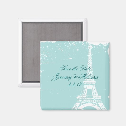 Tour Eiffel Mariage Magnets (Recto/Verso)