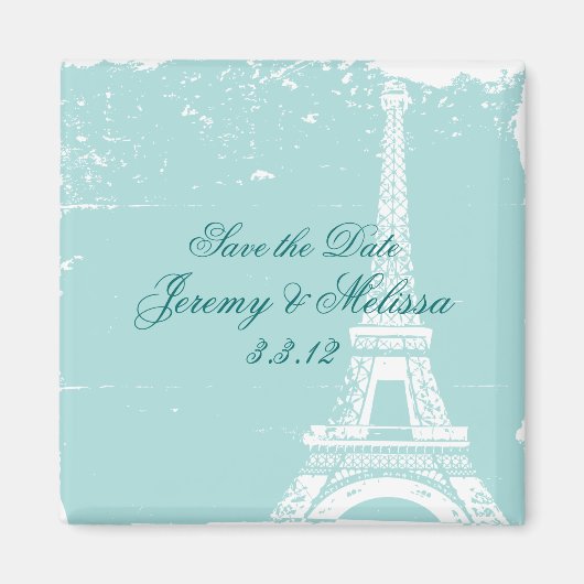 Tour Eiffel Mariage Magnets (Devant)