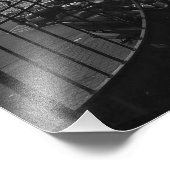 Tour Eiffel Noir et Blanc Art Nouveau Photo Pri (Coin)