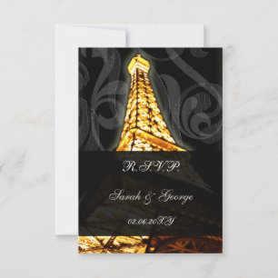 tour Eiffel or standard rsvp français 3,5 x 5