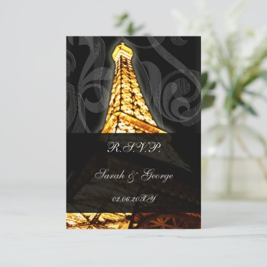 tour Eiffel or standard rsvp français 3,5 x 5 (Debout devant)