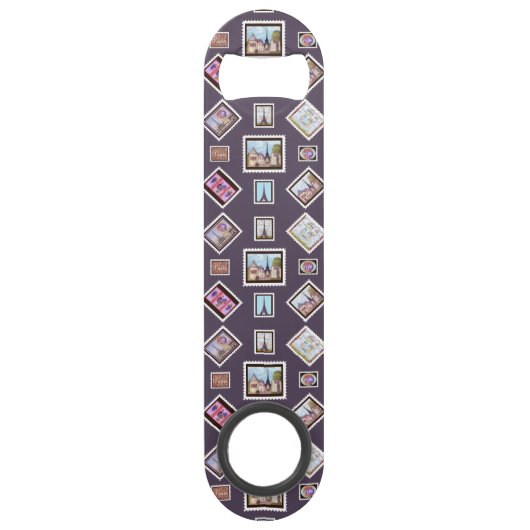 Tour Eiffel Ouverture de bouteille impressionnisme (Dos)