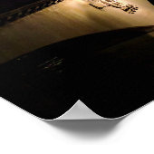 Tour Eiffel par Nuit à Paris, France Poster (Coin)