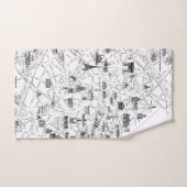 Tour Eiffel Paris (Serviette à main)