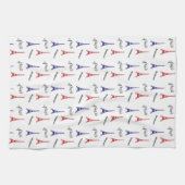 Tour Eiffel Paris Bonjour Serviette de cuisine (Horizontal)
