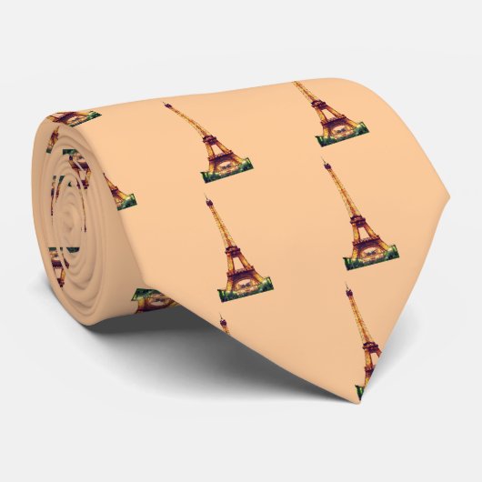 Tour Eiffel Paris Cravate (Roulé)