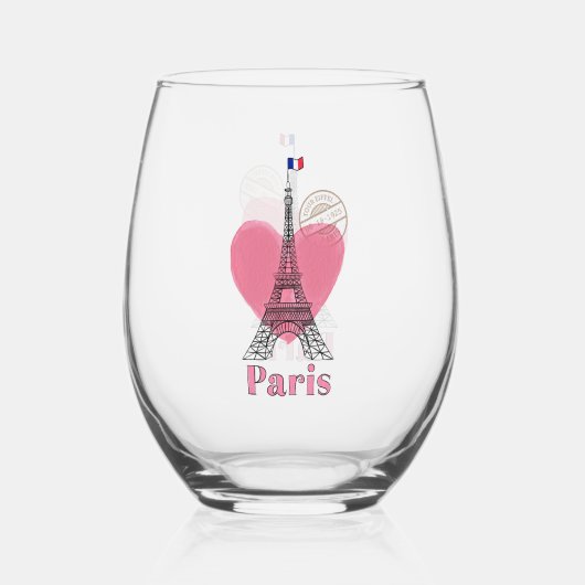 Tour Eiffel Paris Design Verre sans charme (Recto)